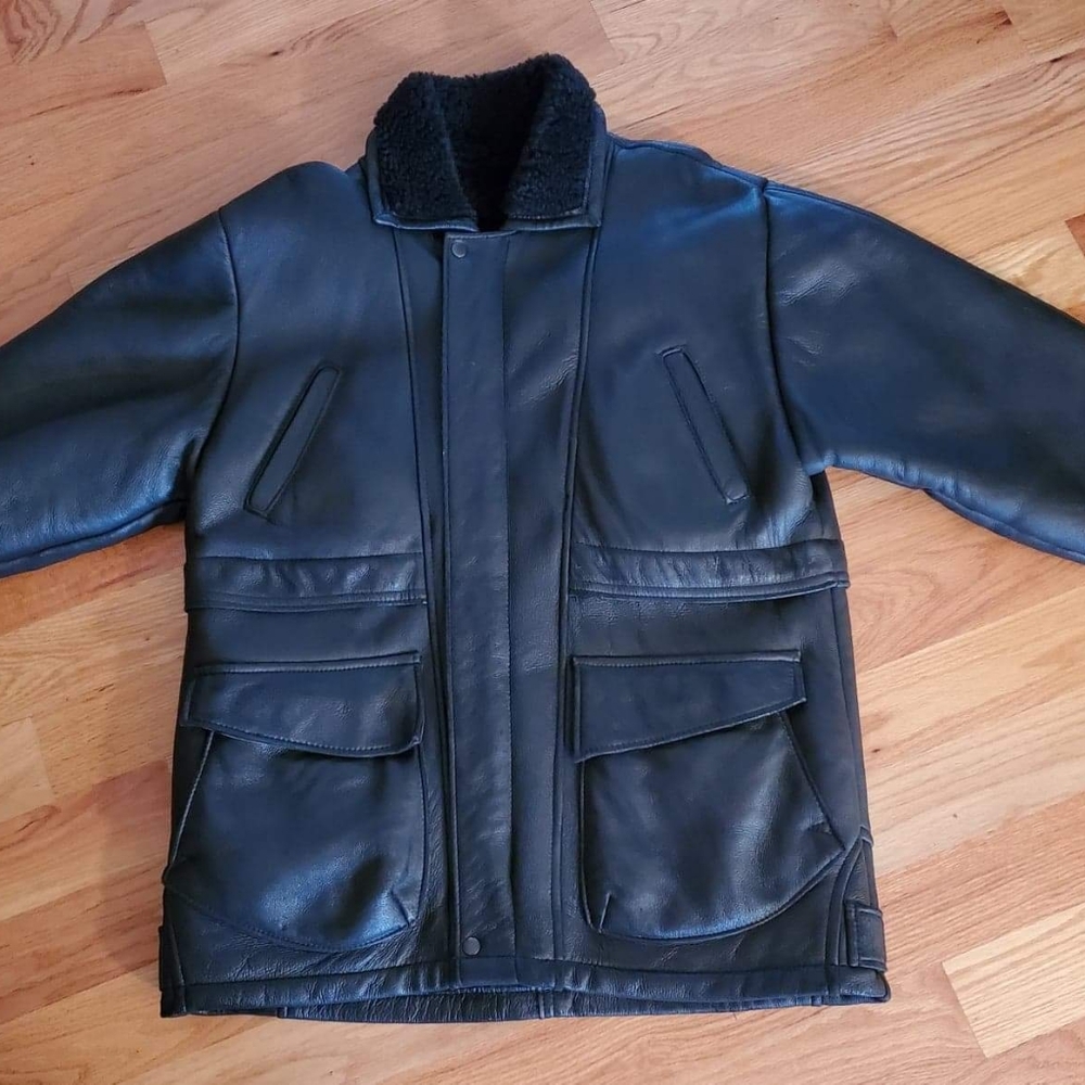 COPY - Mens Overland sheepskin leather coat
